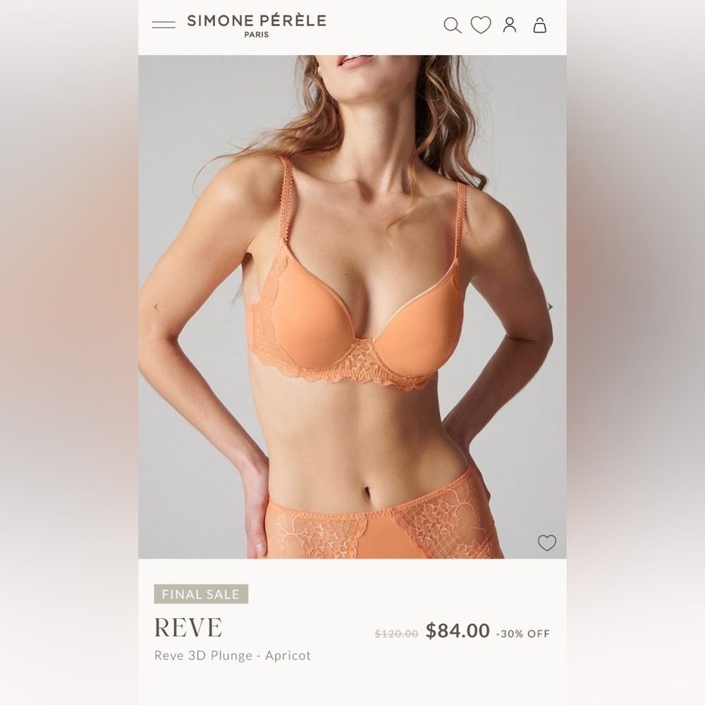 Simone Perele Vibrant Orange Bra